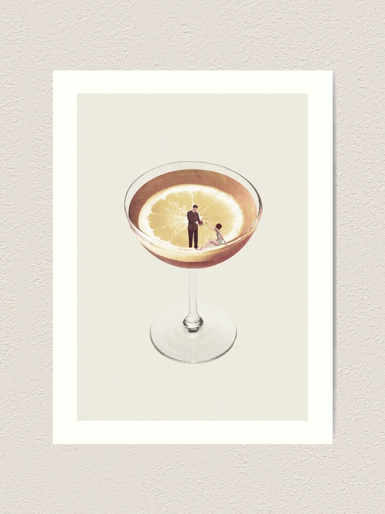 Alternate view of My drink needs a drink Art Print