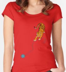 Big Kitty Women's Fitted Scoop T-Shirt