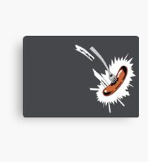aaaah sausage Canvas Print