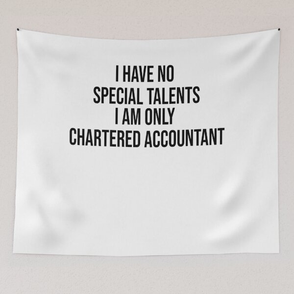 Item preview, i have no special talents i am only chartered accountant funny gift accounting designed and sold by alaechamlal.
