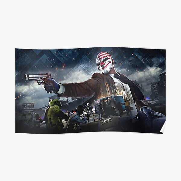 Payday 2 Posters Redbubble - payday the heist hoxton roblox