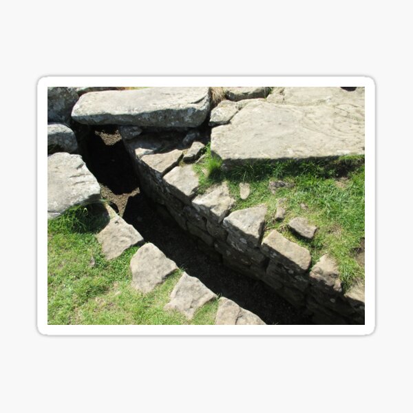 Merch #80 -- Rocks And Bricks - Shot 3 (Hadrian's Wall) Sticker