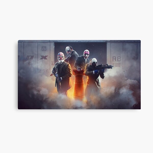 Payday 2 Canvas Prints Redbubble - payday 2 dozer free roblox