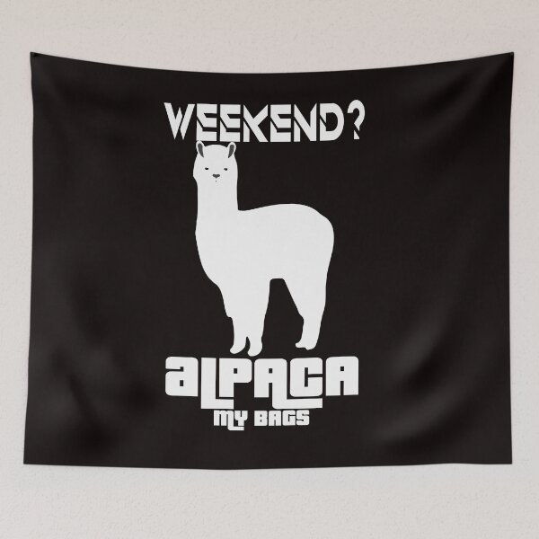 Item preview, Weekend llama alpaca Friday designed and sold by Imutobi.