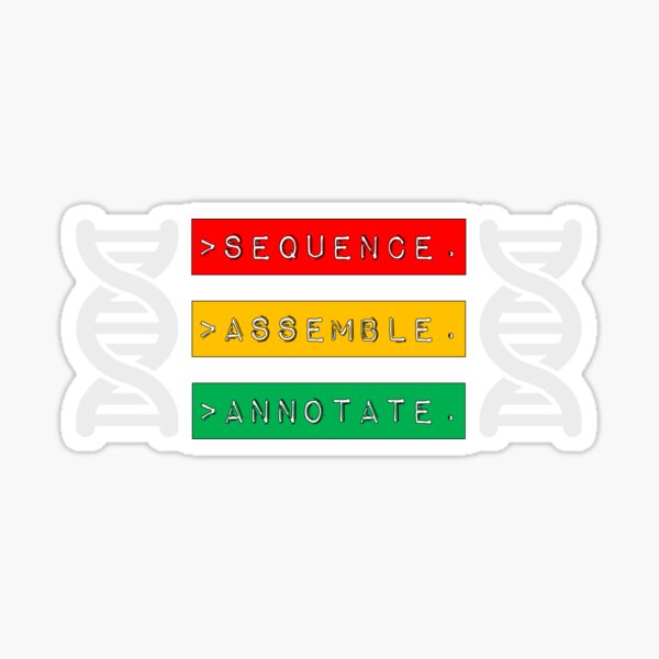 Item preview, Bioinformatics Genome Sequence Assemble Annotate Traffic Light Labels designed and sold by MoPaws.
