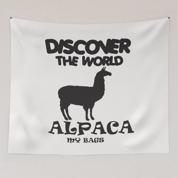 Item preview, Llama alpaca world travel designed and sold by Imutobi.
