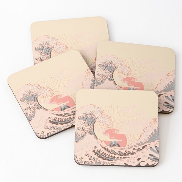 Item preview, The great wave off kanagawa at sunrise  designed and sold by AnnArtshock.