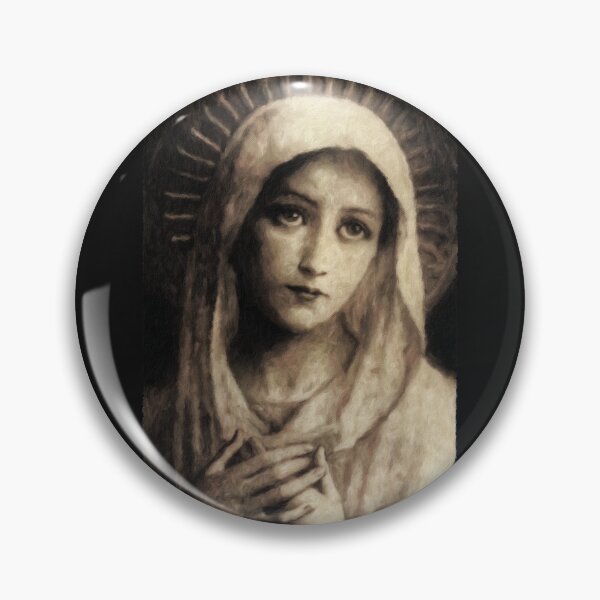 Item preview, Vintage Virgin Mary Painting designed and sold by Beltschazar.