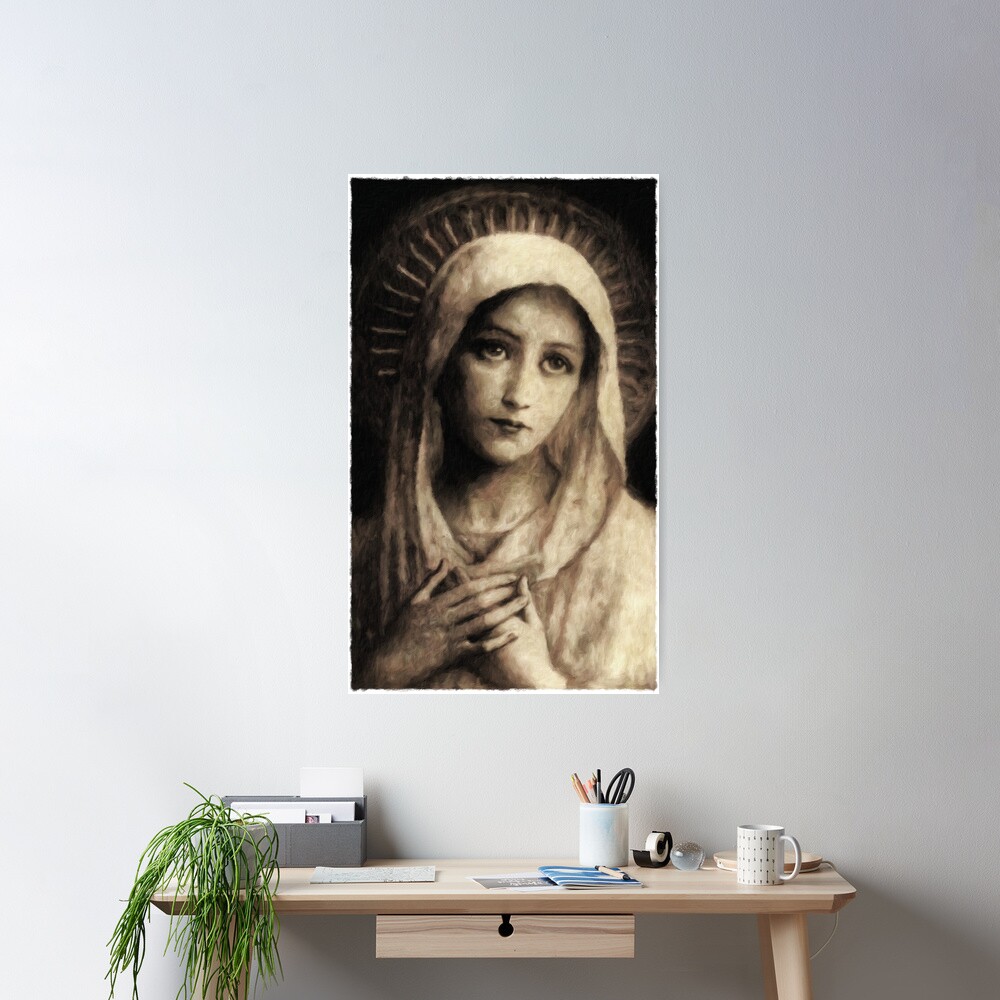 Amazon.com: Religion Virgin Mary Wall Tapestry : Home & Kitchen