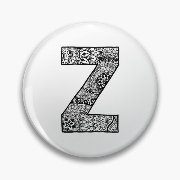 Item preview, Zany Zentangle Letter Z designed and sold by Art by Sylph.