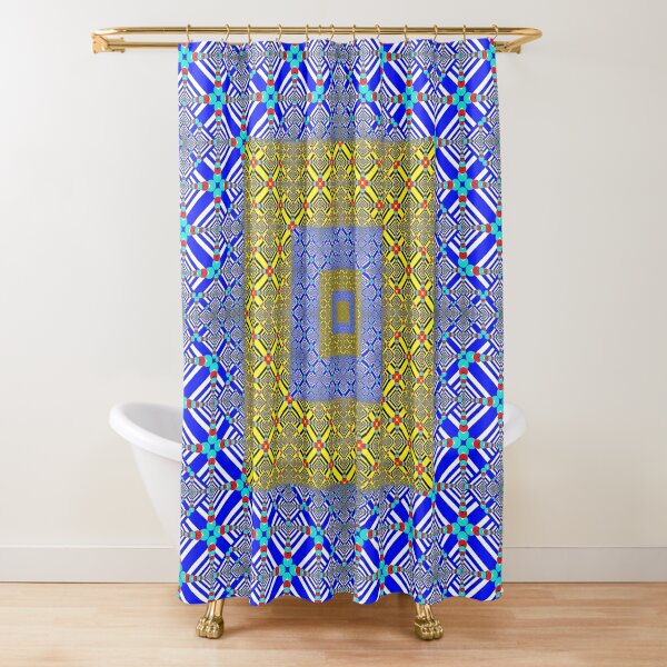 Motif, Visual arts, Psychedelic Shower Curtain