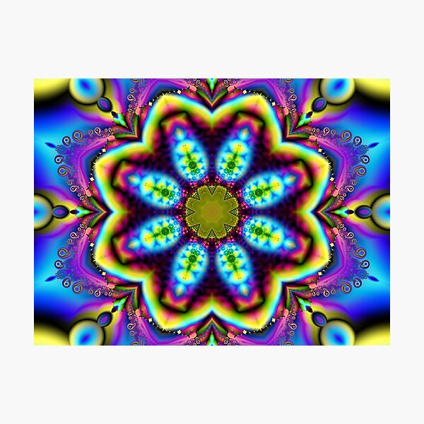 Item preview, Retro Hippie Rainbow Fractal designed and sold by Krystle Cole.