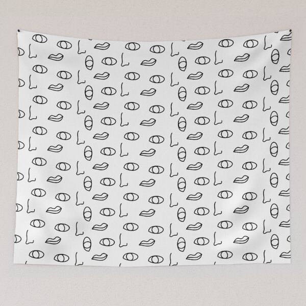 Item preview, seeing faces designed and sold by cardboardcities.