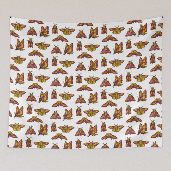 Item preview, rosy maple moth 2 designed and sold by emelizabethart.