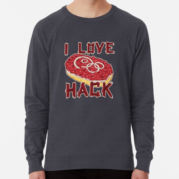 raw meat sweatshirt