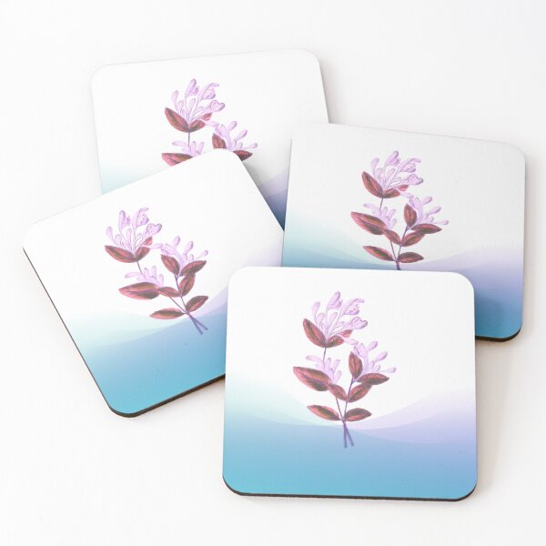 Item preview, purple floral wall art  designed and sold by ZAK TAH.