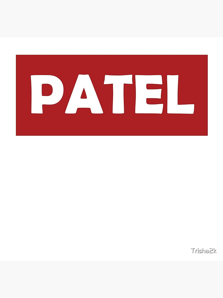 patel-popular-indian-gujarati-surname-framed-art-print-for-sale-by