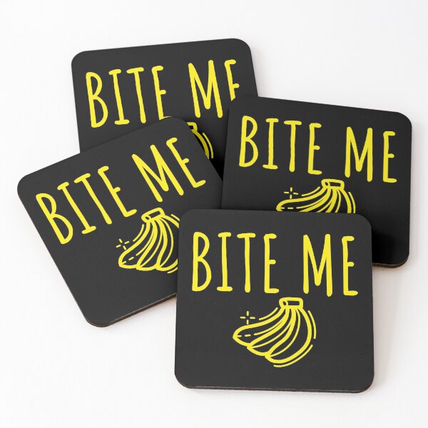 Item preview, Funny Fruit Bite Me Banana graphic designed and sold by jakehughes2015.
