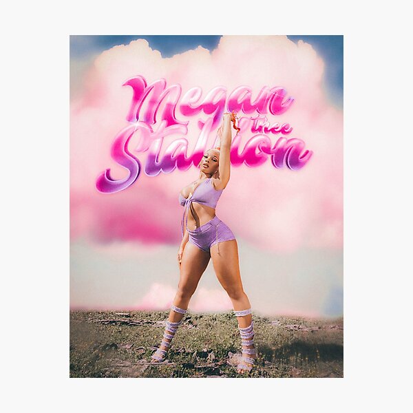 Pinky Cloud Megan Thee Stallion Photographic Print