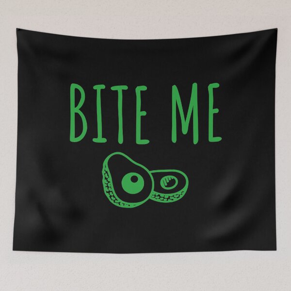 Item preview, Funny Fruit Bite Me Avocado product designed and sold by jakehughes2015.