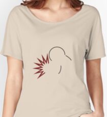 Cyndaquil Silhouette Black Women's Relaxed Fit T-Shirt