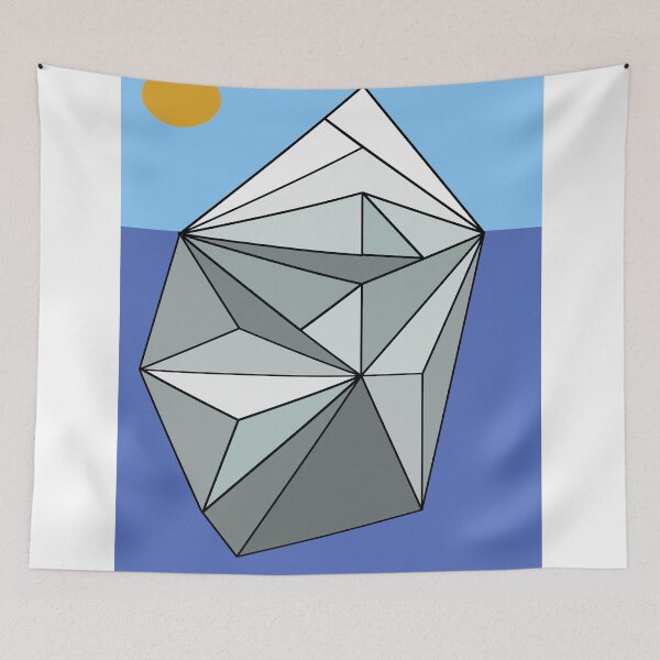 Item preview, Geometric Iceberg designed and sold by Devin-FK.