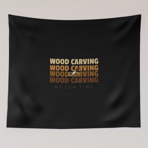 Item preview, Wood Carving My Fun Time  designed and sold by joabaj.