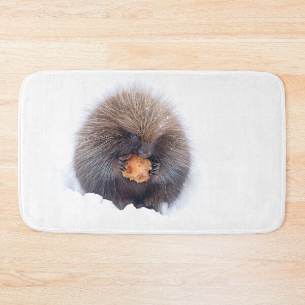 Item preview, Baby porcupine eating an apple designed and sold by James Cumming.