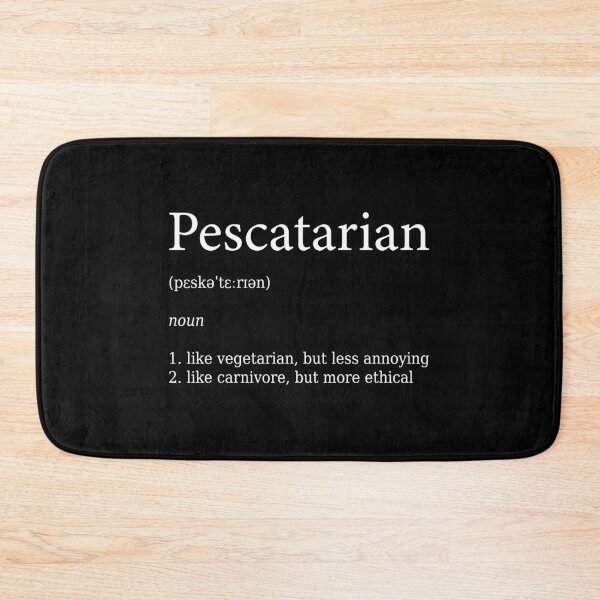 Item preview, Funny Definition Pescatarian print designed and sold by jakehughes2015.