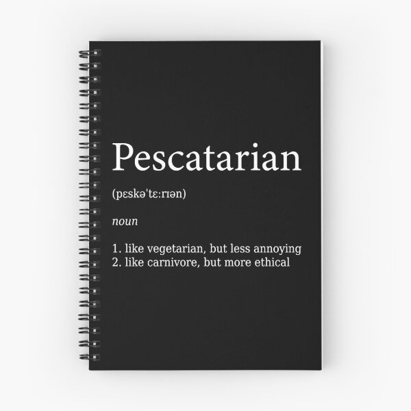 Item preview, Funny Definition Pescatarian print designed and sold by jakehughes2015.