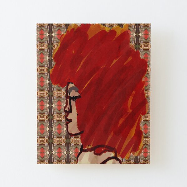 Woo Wood Mounted Print