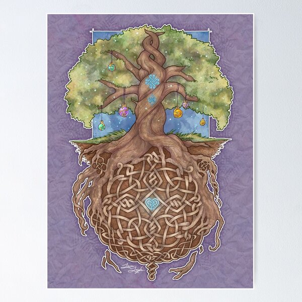 Gaia Life Tree Poster