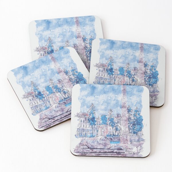 Item preview, Rome - Piazza del Popolo designed and sold by AM FineArtPrints.