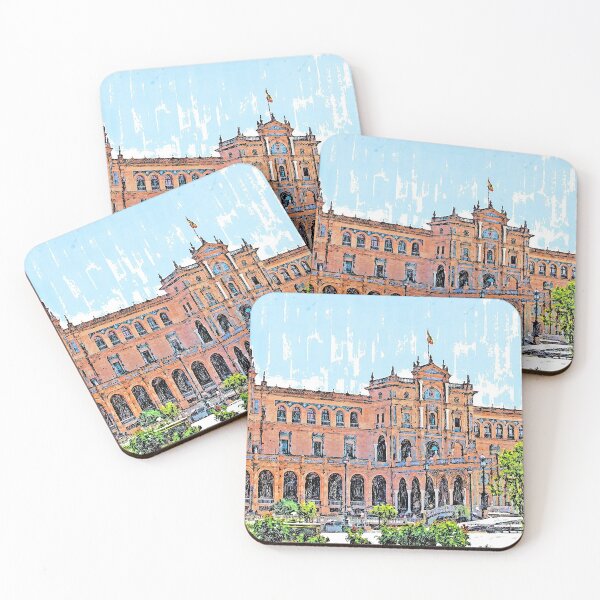 Item preview, Plaza de Espana, Seville designed and sold by AM FineArtPrints.