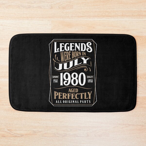 Item preview, 40th Birthday Legends Were Born In July 1980 Aged Perfectly designed and sold by RicardoTito.