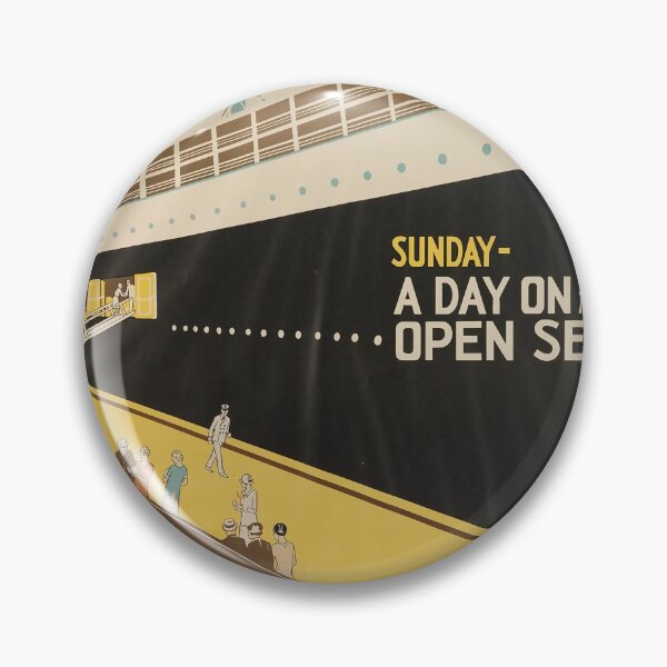 Item preview, The New Boat Train vintage travel poster designed and sold by stickart-marek.