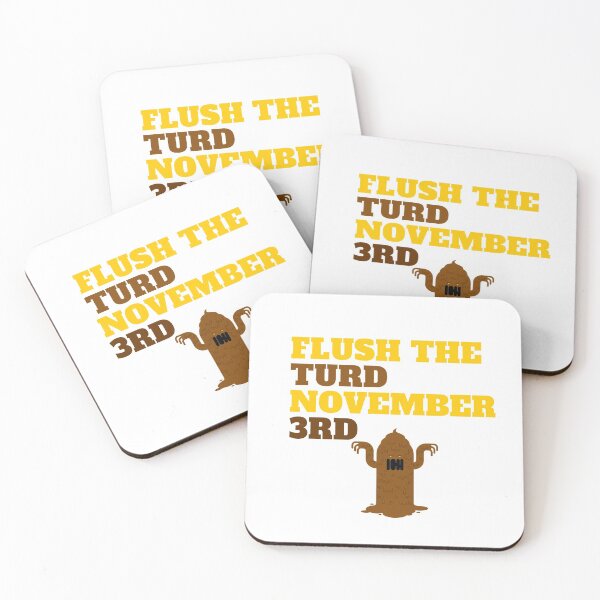 Item preview, flush the turd november 3rd shirt designed and sold by ABBAD  SHOP.