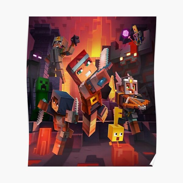 Online Games Posters Redbubble - ryan vs daddy in epic roblox dungeon quest escape the