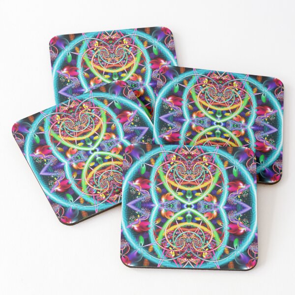 Item preview, Psychedelic Fractal Kaleidoscope Design designed and sold by pinkal.