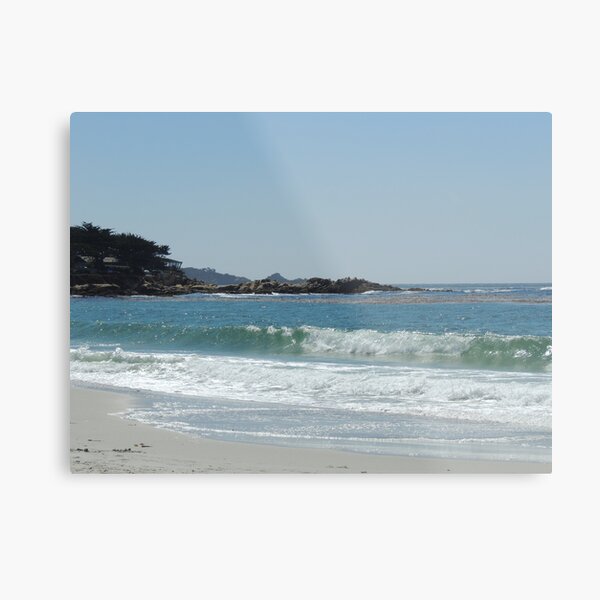 Carmel Beach & Point Lobos Metal Print