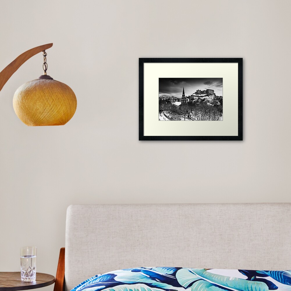 Edinburgh In Ermine Framed Art Print