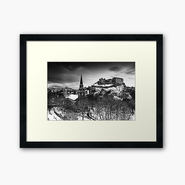 Edinburgh In Ermine Framed Art Print