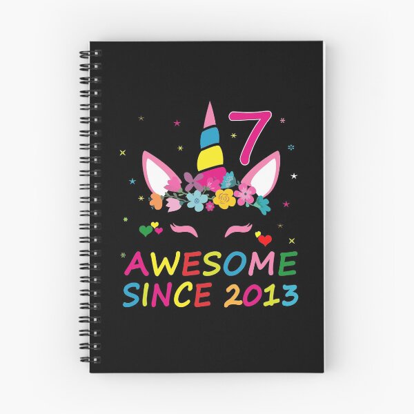 Item preview, Awesome Since 2013 Seven Years Old Unicorn designed and sold by Md. Manjur Ahamed.