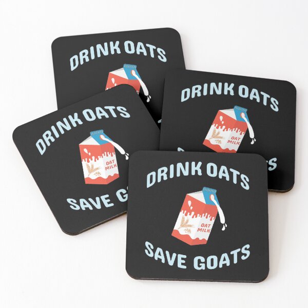Item preview, Drink Oats Save Goats Vegan Plant Based Oat Milk graphic designed and sold by jakehughes2015.