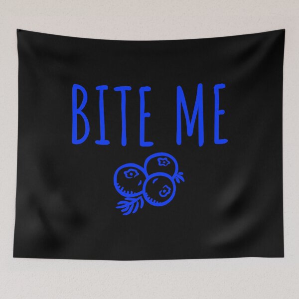 Item preview, Funny Fruit Bite Me Blueberry product designed and sold by jakehughes2015.