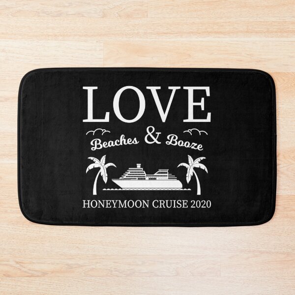Item preview, Womens Love, Beaches & Booze Honeymoon Cruise 2020 V-Neck product designed and sold by jakehughes2015.