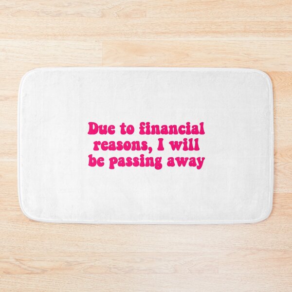 Item preview, Financial Passing Hot Pink designed and sold by Hannah Marland.