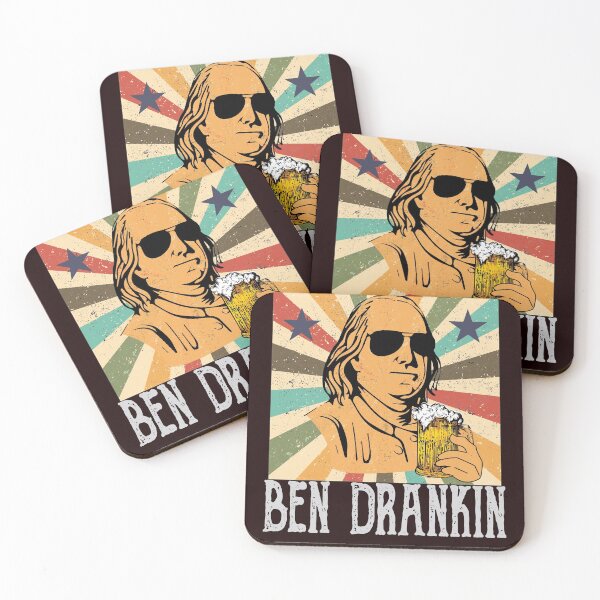 Item preview, Funny Ben Dranking gift retro vintage Top 4th of July Shirt designed and sold by mohmmed22.