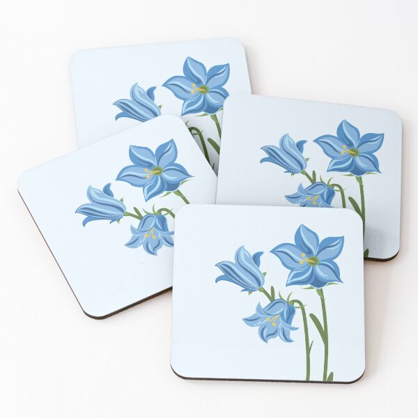Item preview, Virginia Bluebell Blue Flowers - State Flower Floral Art designed and sold by Thordur Sturluson.