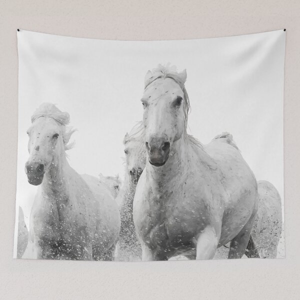 Item preview, WHITE WILD HORSES  designed and sold by johnnyssandart.